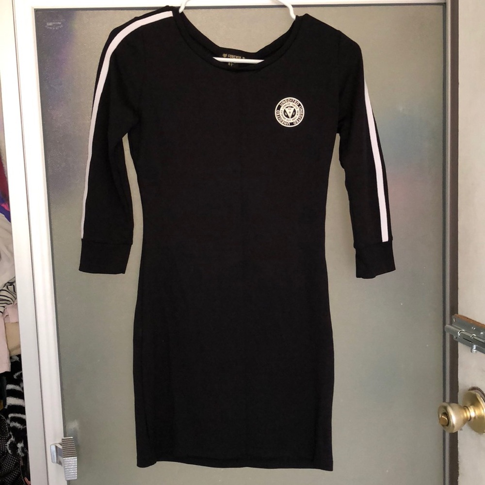 forever 21 black dress